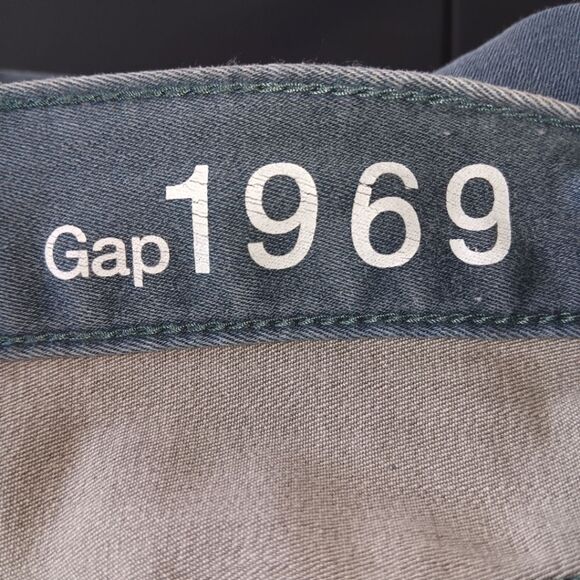 GAP 1969 Women’s Blue High Rise Trouser Jeans Size 30/10 Wide Leg Flare - Picture 9 of 11